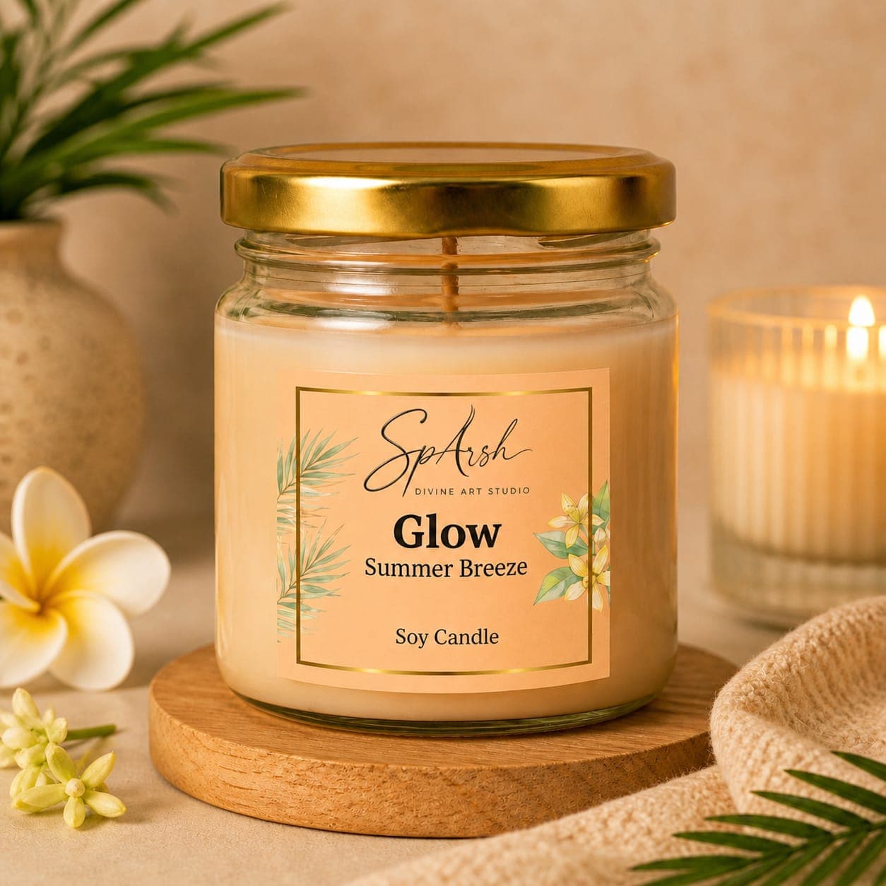 SpArsh Glow Summer Breeze soy candle